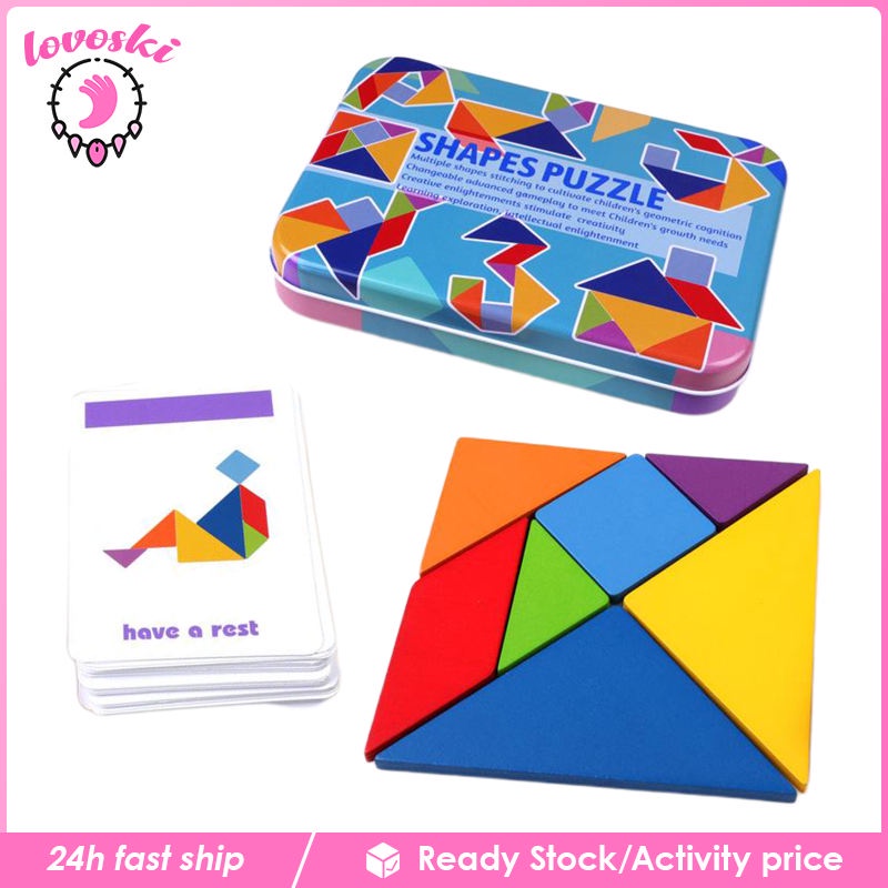 Bộ Đồ Chơi Ghép Hình Giáo Dục Phát Triển Trí Tuệ [Lovoski]
