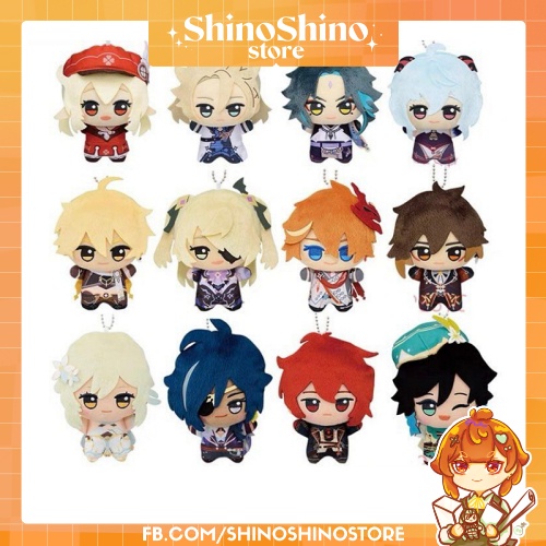 THÚ BÔNG búp bê chính hãng GENSHIN IMPACT OFFICIAL CHIBIGURUMI
