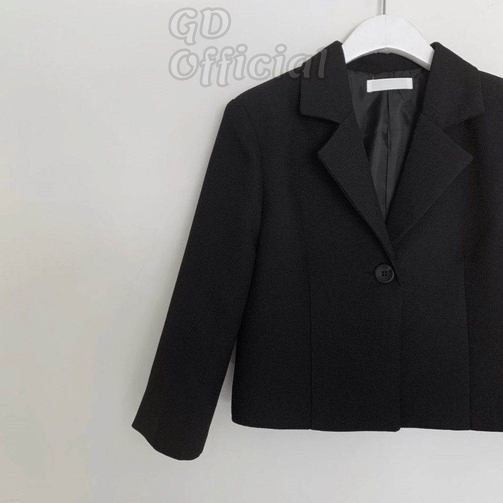 B12|Set bộ vest áo nữ công sở kèm váy chữ A thanh lịch gd_order