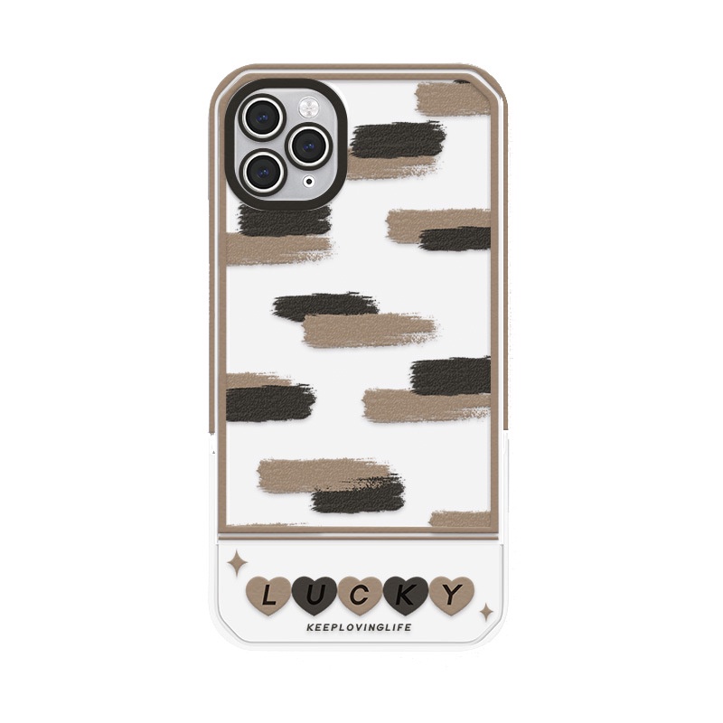 Ốp lưng iphone Ốp Điện Thoại Kèm Giá Đỡ Tàng Hình Cho iphone12 / 13Pro 11Promax / Trend / 6 / 7 / 8 Dinuo case