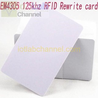 Thẻ nhựa RFID 125Khz ghi được (set 2 cái)