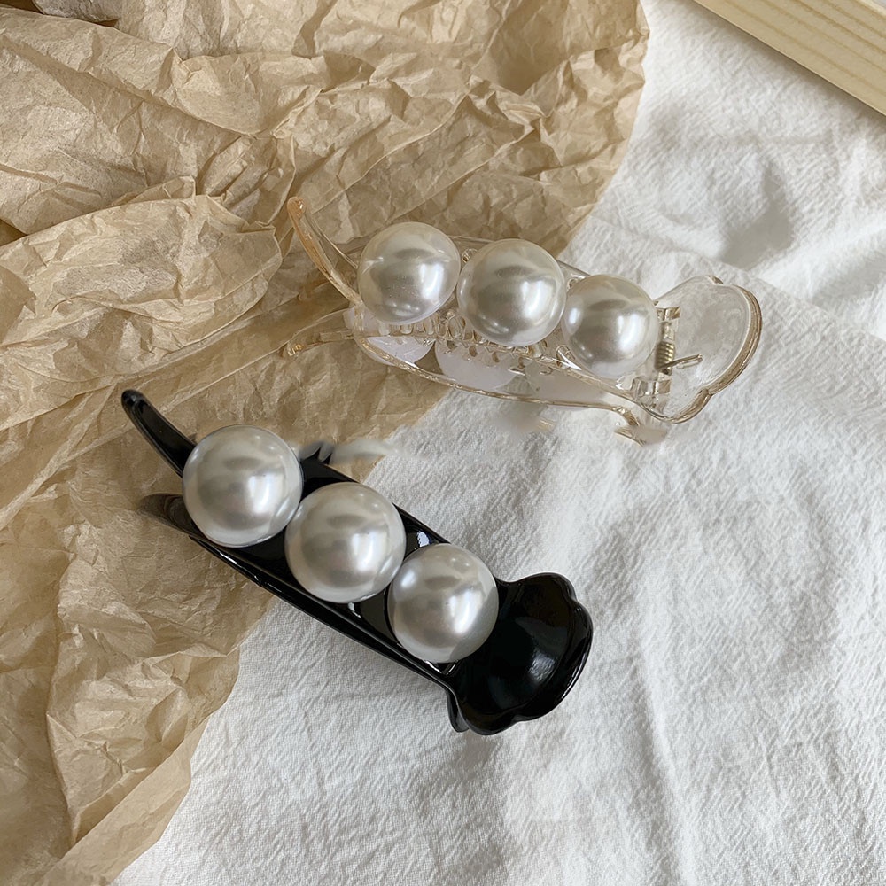 Kẹp Tóc Đính Ngọc Trai Nhân Tạo Thời Trang Dành Cho Nữ