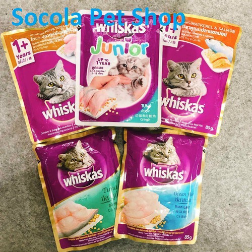 Pate Whiskas gói 85gr