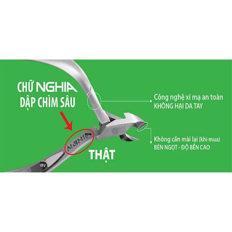 Kiềm Nghĩa D.555 Mạ Vàng Chính Hãng - Kèm Dũa ( Cắt Da Siêu Bén )