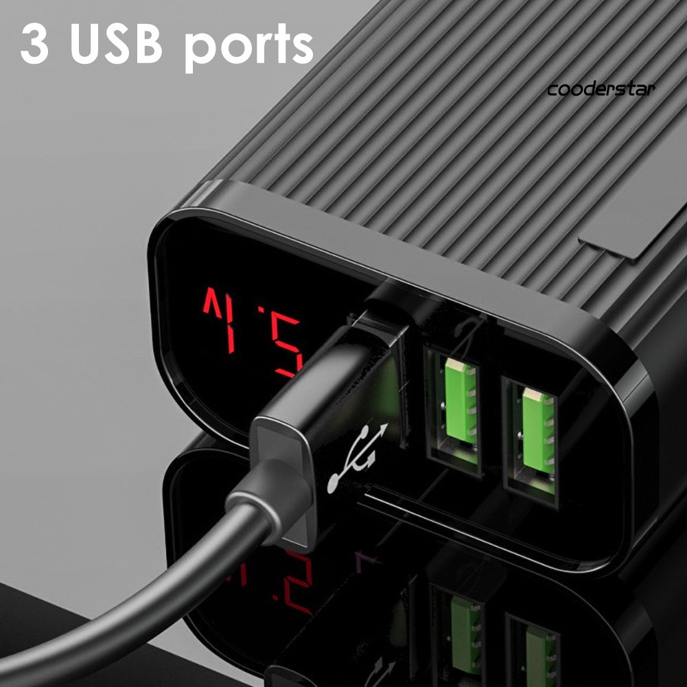 ★COOD★US Plug 3 USB Ports 3.1A Fast Charging QC 3.0 Phone Wall Charger Power Adapter