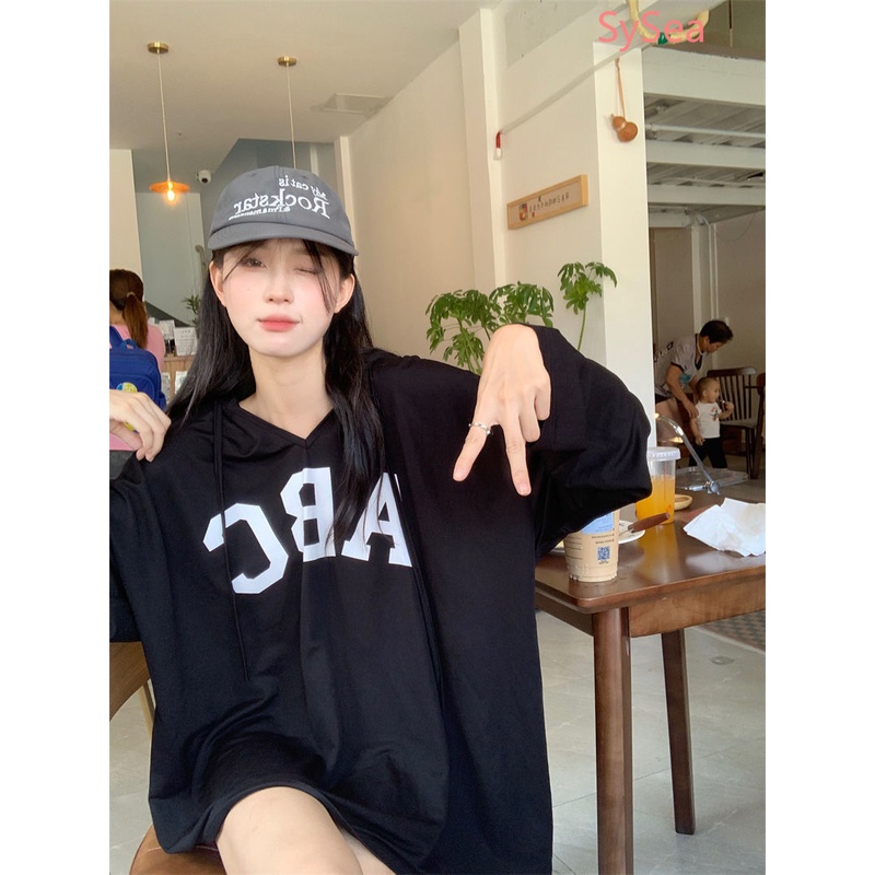 Áo Thun In Chữ Đơn Giản Thời Trang Mùa Thu Dành Cho Nữ Plus size