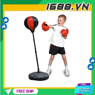 Bộ đồ chơi đấm bốc cho bé, bộ đấm bốc boxing cho bé luyện tập phản xạ