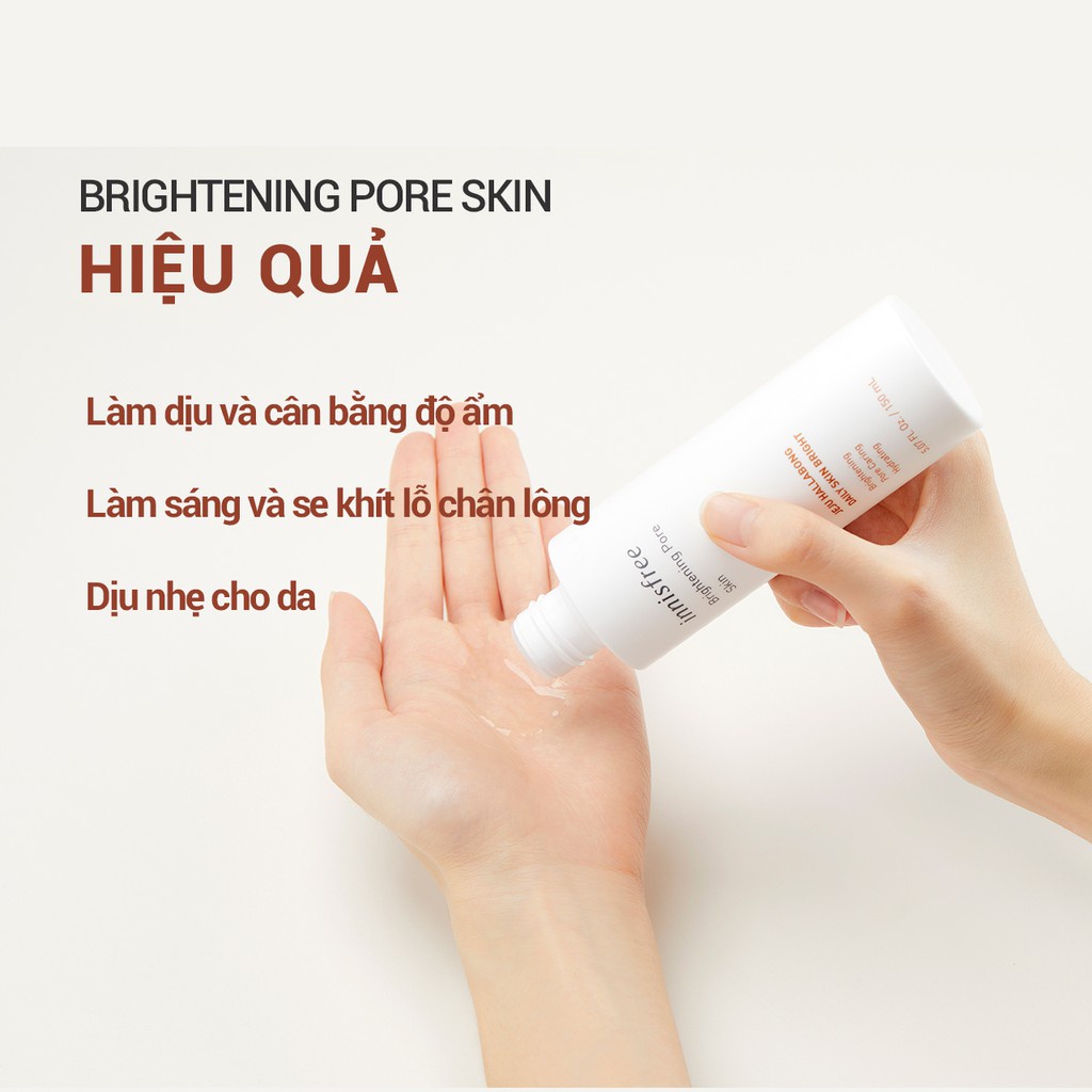 [Mã COSIF05 giảm 10% đơn 400K] Nước cân bằng dưỡng sáng da 3 trong 1 innisfree Brightening Pore Skin 150ML