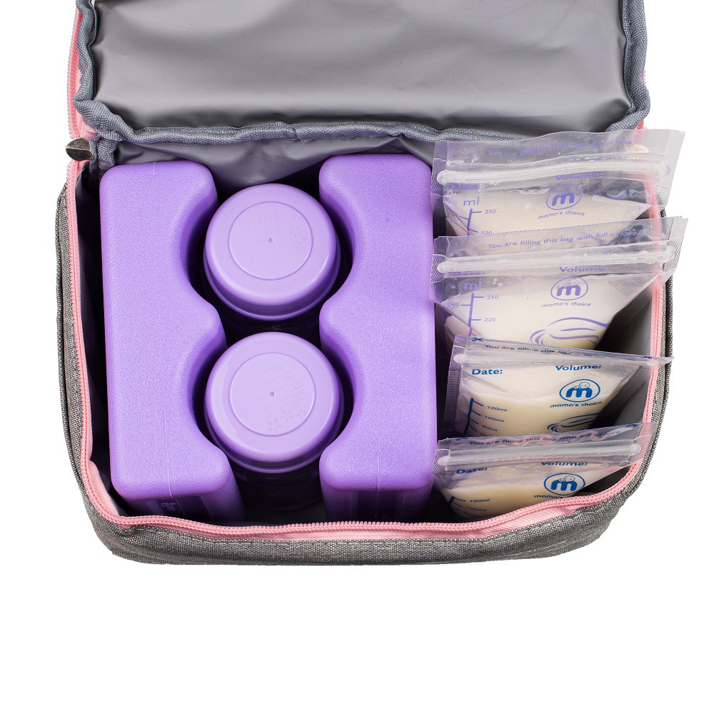Balo giữ nhiệt Mama’s Choice | Giữ lạnh và bảo quản bình sữa | Thời Gian Bảo Quản Sữa Mẹ Tới 14 Tiếng
