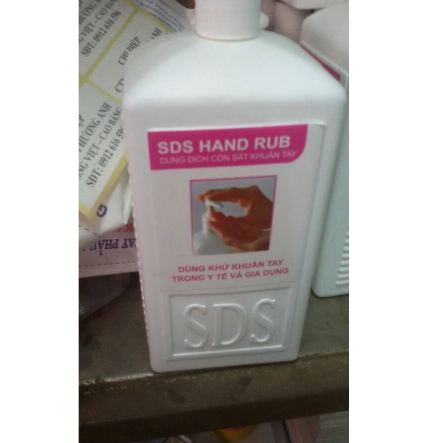 Dung dịch cồn khử khuẩn tay SDS/Dung dịch rửa tay nhanh SDS 500ml