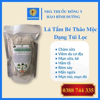 Nước Tắm Thảo Dược Cho Bé Loại Nào Tốt - Lá Tắm Gội Thảo Dược Cho Bé Túi Lọc, Chàm Sữa, Rôm Sẩy, Mẩn Ngữa