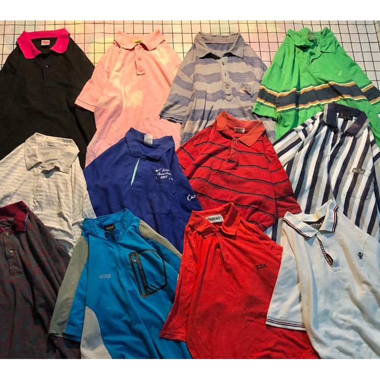 Áo Polo 2hand,Áo Thun Cổ Sơ Mi Chọn Lọc  Có Size M L Xl 2xl 3xl  Mẫu 4