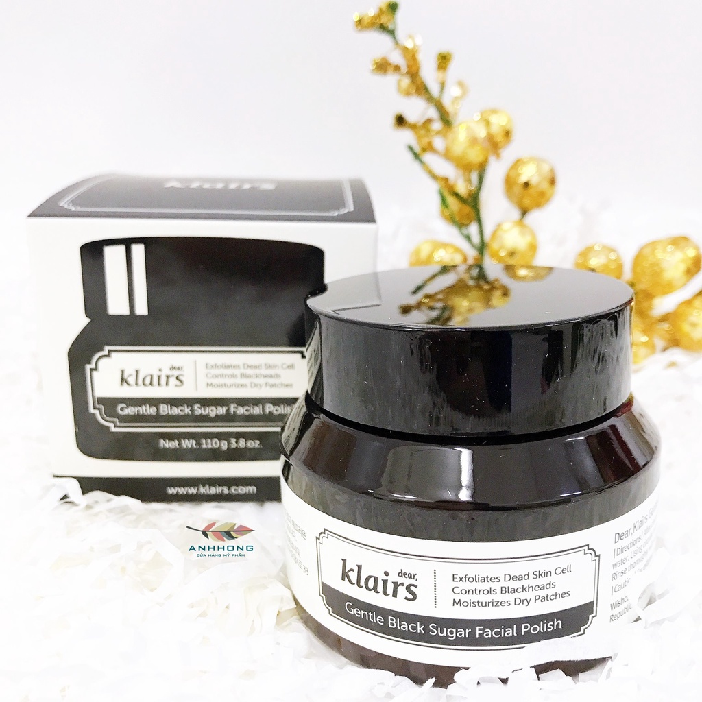 Tẩy da chết Klairs Gentle Black Sugar Facial Polish