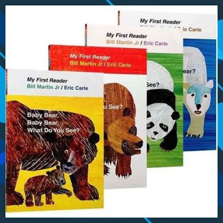 Brown Bear, Brown Bear, What do you see bộ 4c kèm file nghe cho bé 3+