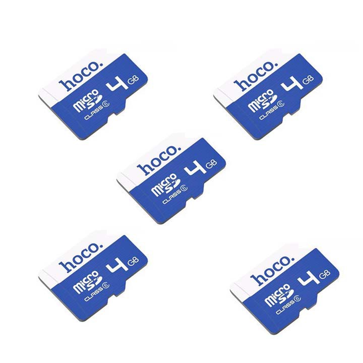 Thẻ nhớ Miro SD Hoco 4Gb chất lượng - Xanh dương