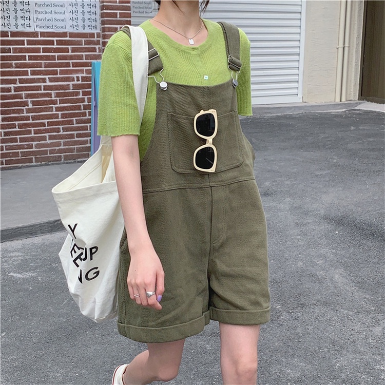 Jumpsuit Không Tay Dáng Rộng Thời Trang Mùa Hè Cá Tính 49506