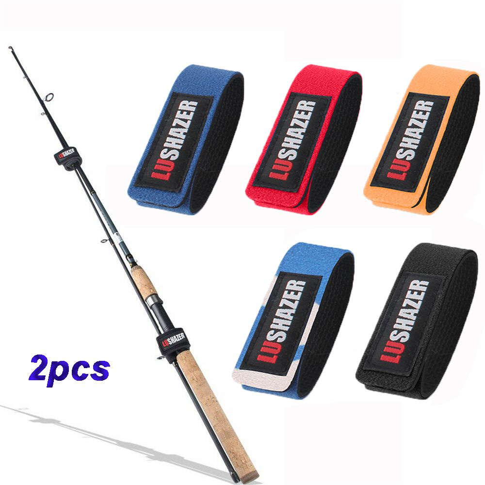 Set 2 dây đai co giãn buộc cần câu cá tiện dụng