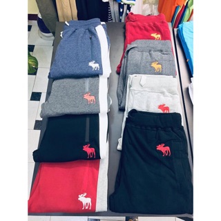 quần nỉ da cá - quần jogger ABERCROMBIE