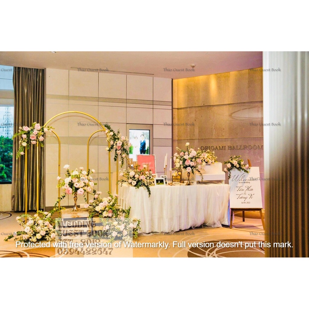 Hộp Thả Gỗ Nền Gỗ Dáng Hình Chữ Nhật Size 100,200 Tim Ký Tên| Thao Wedding Guestbook