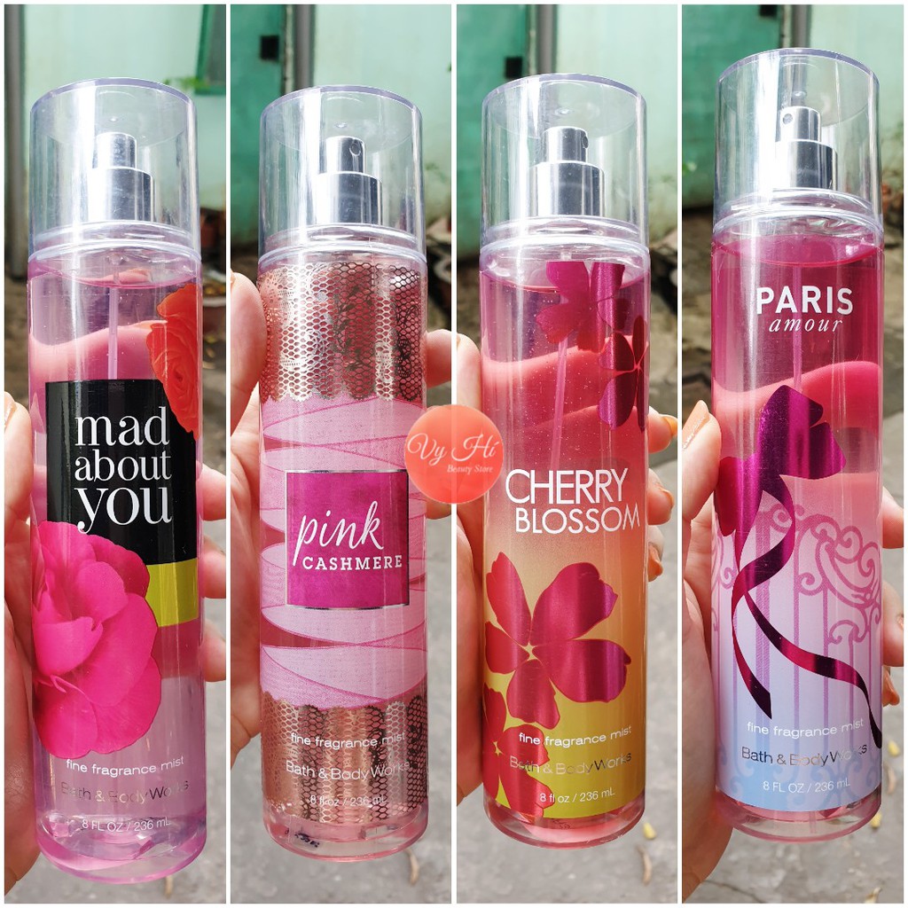 Xịt thơm Body mist Bath and body works 236ml