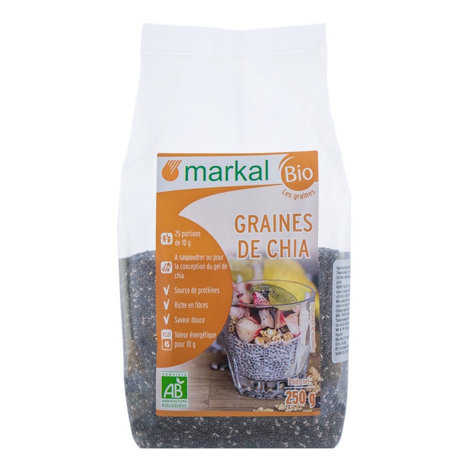 Hạt chia hữu cơ chia seeds (Markal - Davert)