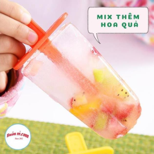 Khuôn kem 4 que Song Long 2867 làm tại nhà tái sử dụng nhiều lần Buôn Rẻ 01200