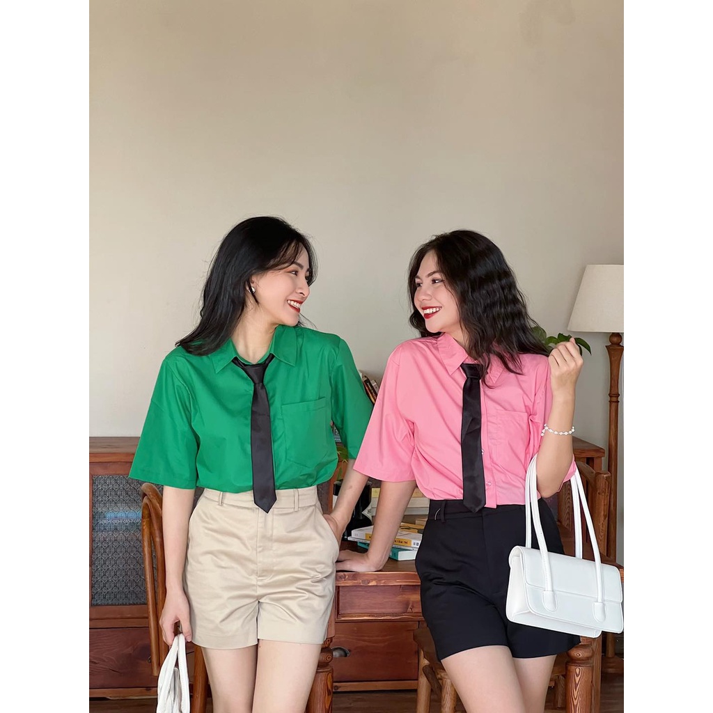 [Mã BMLTA50 giảm đến 50K đơn 99K] Quần short ngắn đơn giản túi xéo trước gài khoá thời trang GAGO màu đen GO4053