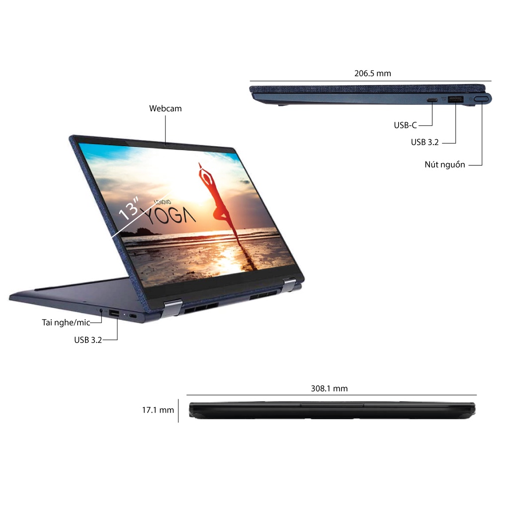 Laptop Lenovo Yoga 6 13ALC6 (82ND00BDVN)