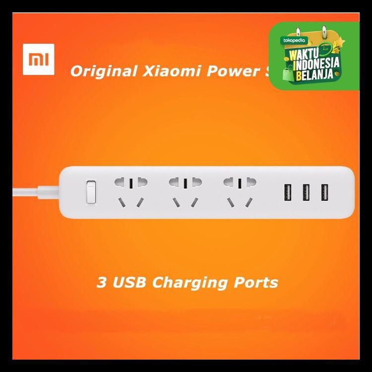 Ổ Cắm Điện Thông Minh Xiaomi Mi Smart Power + 3 Cổng Usb 2a Mã 1445