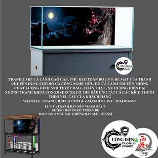 Tranh 3d bể cá