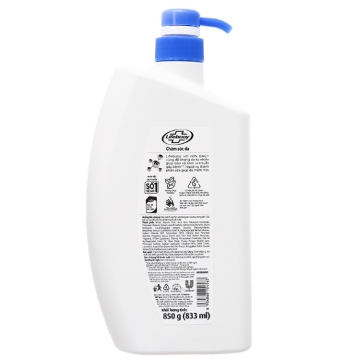 Sữa tắm Lifebuoy Bảo Vệ Khỏi Vi Khuẩn: Bảo Vệ Vượt Trội 10