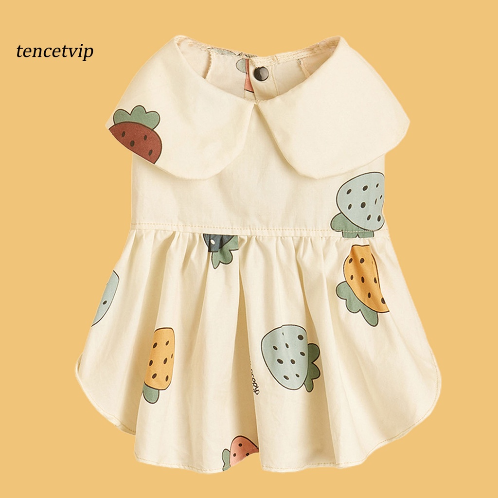 Đầm cotton thoáng mát thời trang cho thú cưng