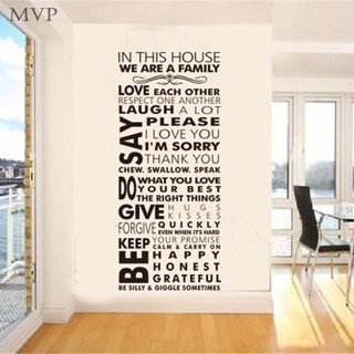 Decal dán tường chữ trang trí