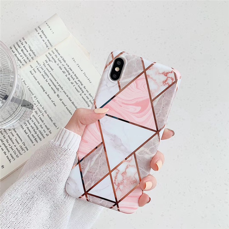 [ FREESHIP TỪ 50K TOÀN QUỐC ] Ốp lưng iphone vân đá kẻ ô | BigBuy360 - bigbuy360.vn