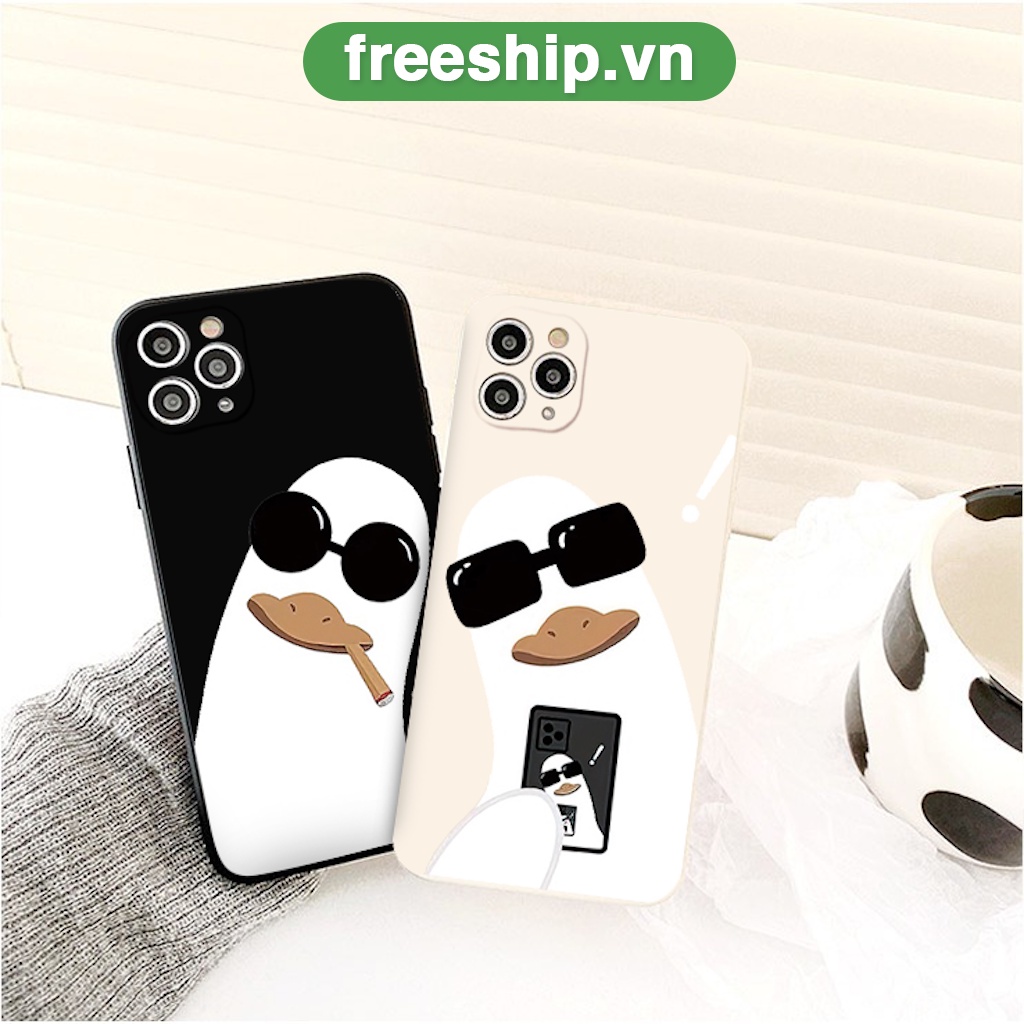 Ốp Lưng Điện Thoại Iphone13 promax 12 14 ốp iphone hình Vịt sành điệu Mềm Chống Sốc Cá Tính đủ mã 6 đến 14 pro max