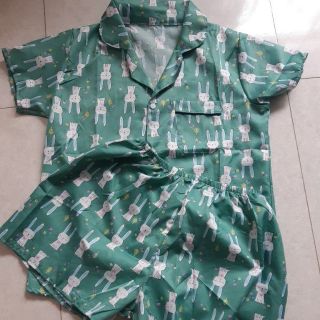 Bộ Pyjama Kate thái (tay ngắn, quần ngắn)