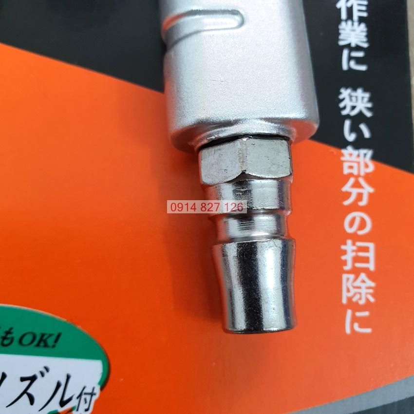 Xì khô inox, Xịt khí nén, xịt hơi Nhật Bản Kapusi hợp kim kèm đầu dài 1/4 inch - Tổng kho kim khí