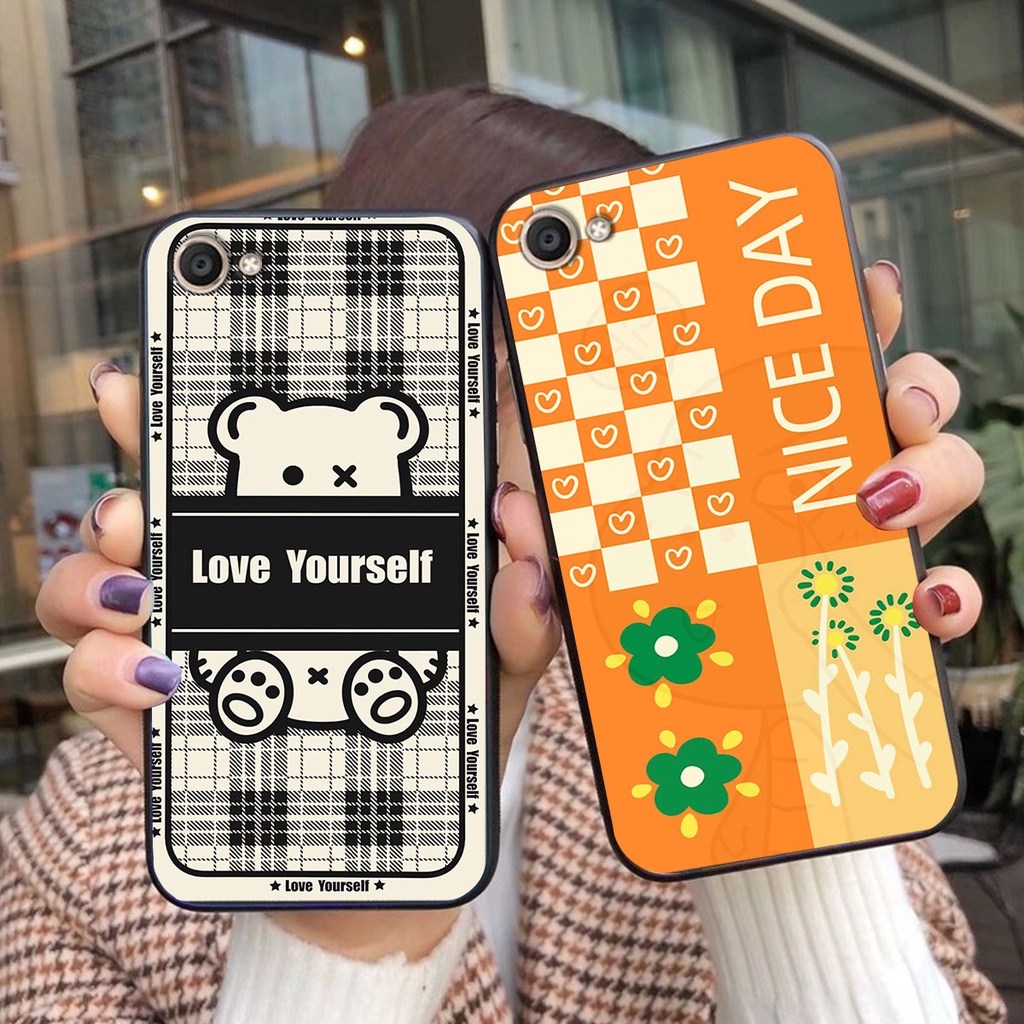 Ốp lưng Vivo V5 / Y67 happy day, gấu bear dễ thương - BỀN - ĐẸP -BAO GIÁ TOÀN THỊ TRƯỜNG
