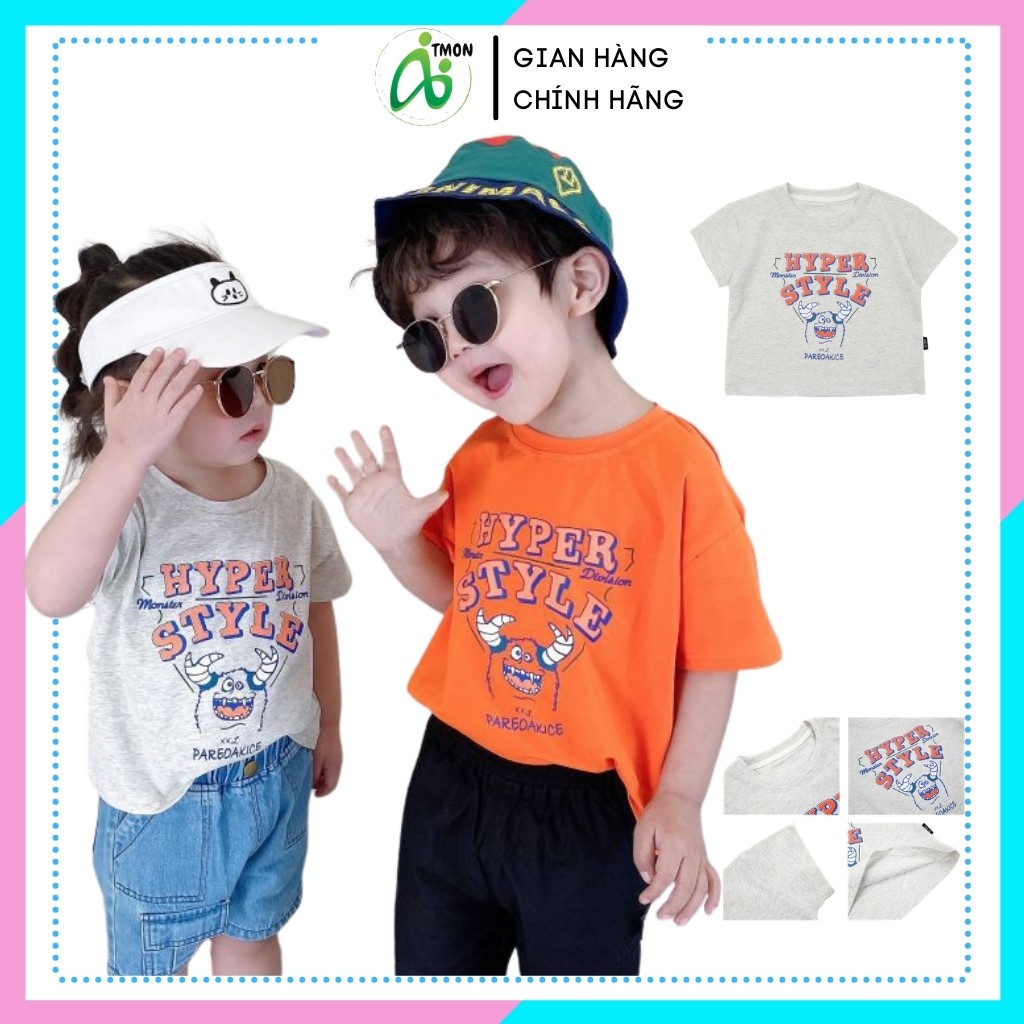 Áo thun cho bé, Áo thun trẻ em từ 1 - 5 tuổi chất cotton Hàn Quốc Tmon Shop TM04