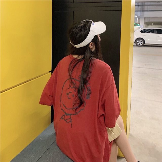 Áo thun unisex form rộng chú bé Charlie