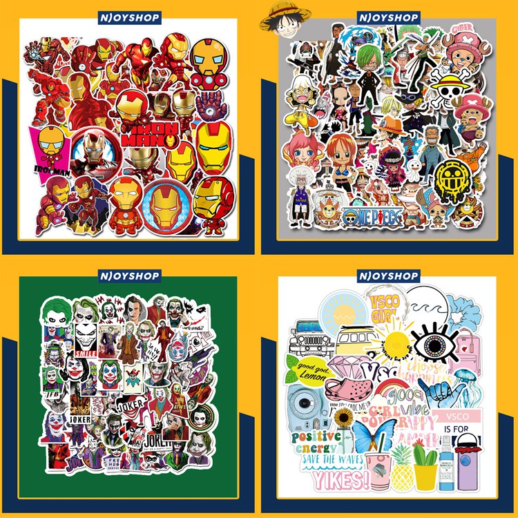 20 Mẫu Hình Dán Sticker Cute Chống Nước Trang Trí Dán Nón Bảo Hiểm, Laptop, Vali, Tủ, Bàn Học, Xe Máy, Sổ Tay, Laptop | BigBuy360 - bigbuy360.vn