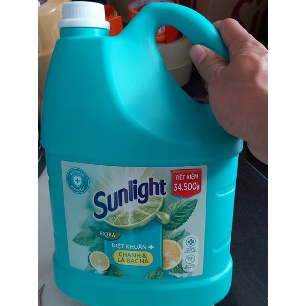 Nước rửa chén Sunlight can 3,6kg MASTRA -TRÀ NHẬT