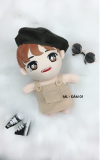 Outfit doll 20cm - Áo Đầm (không kèm mũ nồi)