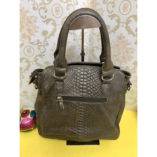 Túi xách da thật dập vân cá 🐊