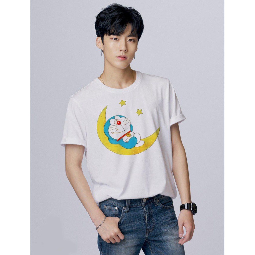 Áo thun Nam in hình Doraemon Giấc mơ đẹp - Cotton Thun Phong Cách Cá Tính - Cực Chất Và Đẹp