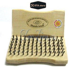 Bàn chải đánh gỉ sắt cán gỗ