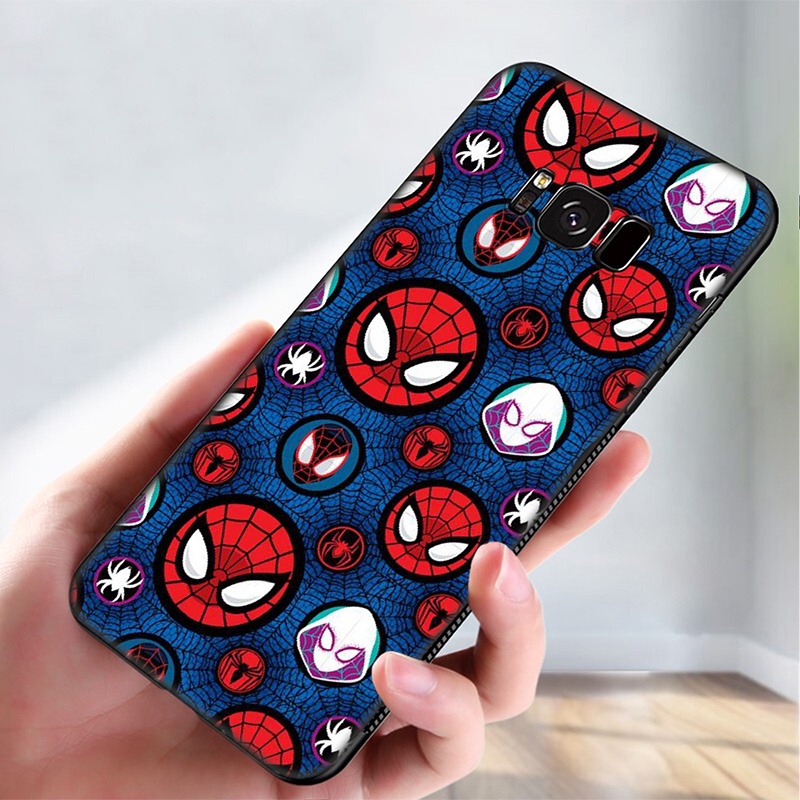 Ốp điện thoại hình người nhện Marvel thích hợp cho Samsung Galaxy M51 M31 A70 A50s A50 A40s A30s A20 A20s A10s 83SF