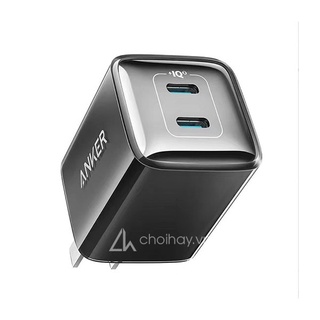 Củ sạc nhanh 40W Anker A2038 2 cổng Type-C 20W + 20W PD