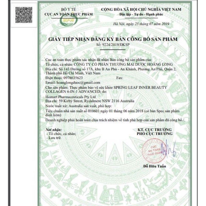 DATE 2025 - BILL MUA TẠI PHARMACY ÚC - HÀNG BAY AIR-VIÊN UỐNG BỔ SUNG COLLAGEN SPRINGLEAF COLLAGEN 6 IN 1  90 VIÊN