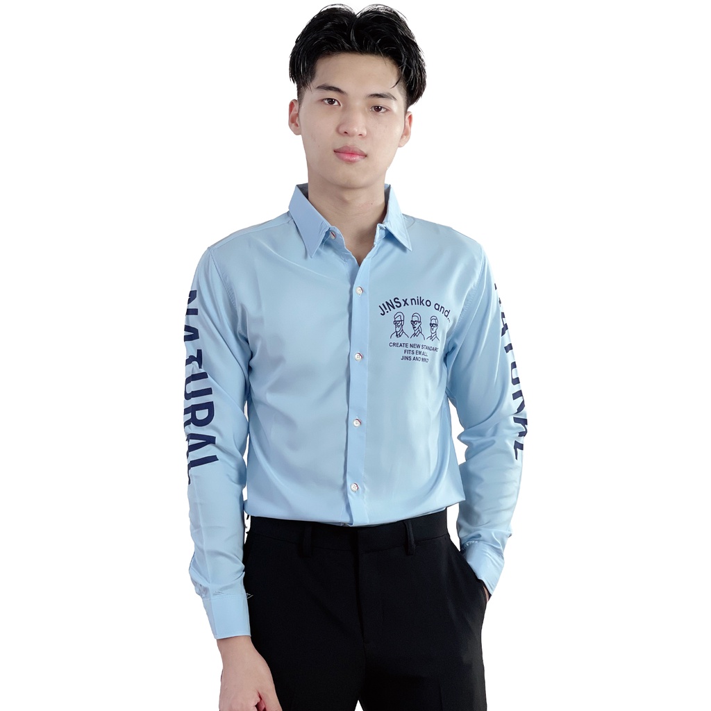 Áo sơ mi nam tay dài phong cách thời trang 4YOUNG SM202 | BigBuy360 - bigbuy360.vn